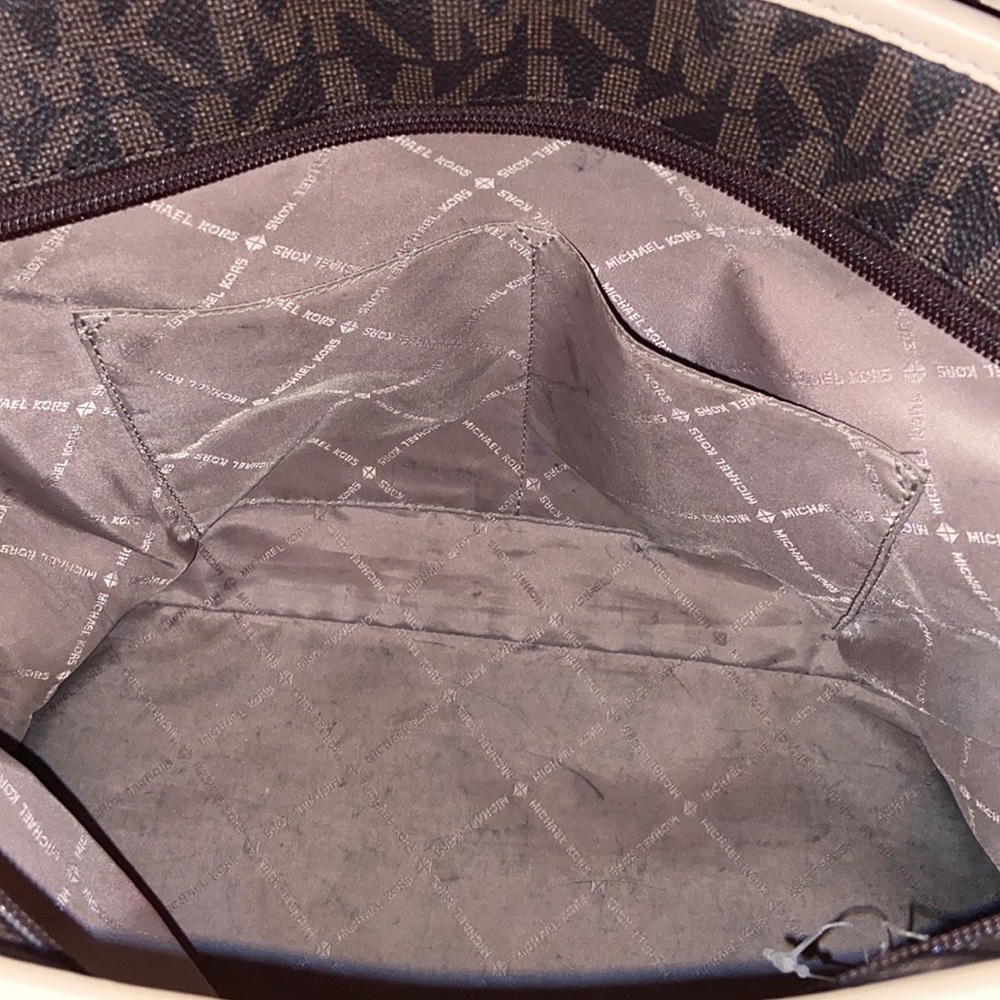 A BROWN MICHAEL KORSE TOTE PURSE - Picture 7 of 7